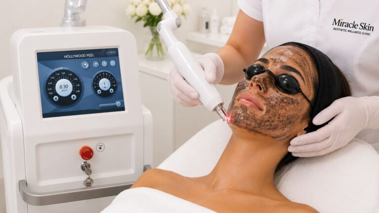 Hollywood carbon laser peel in Tulum for glowing skin