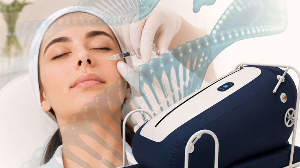 Hyperbaric oxygen therapy chamber for recovery and anti aging treatment
